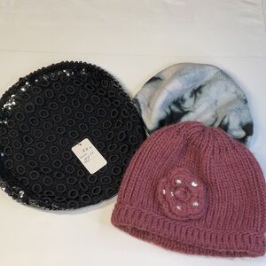 HATS BUNDLE OF HATS!  Beret / skully